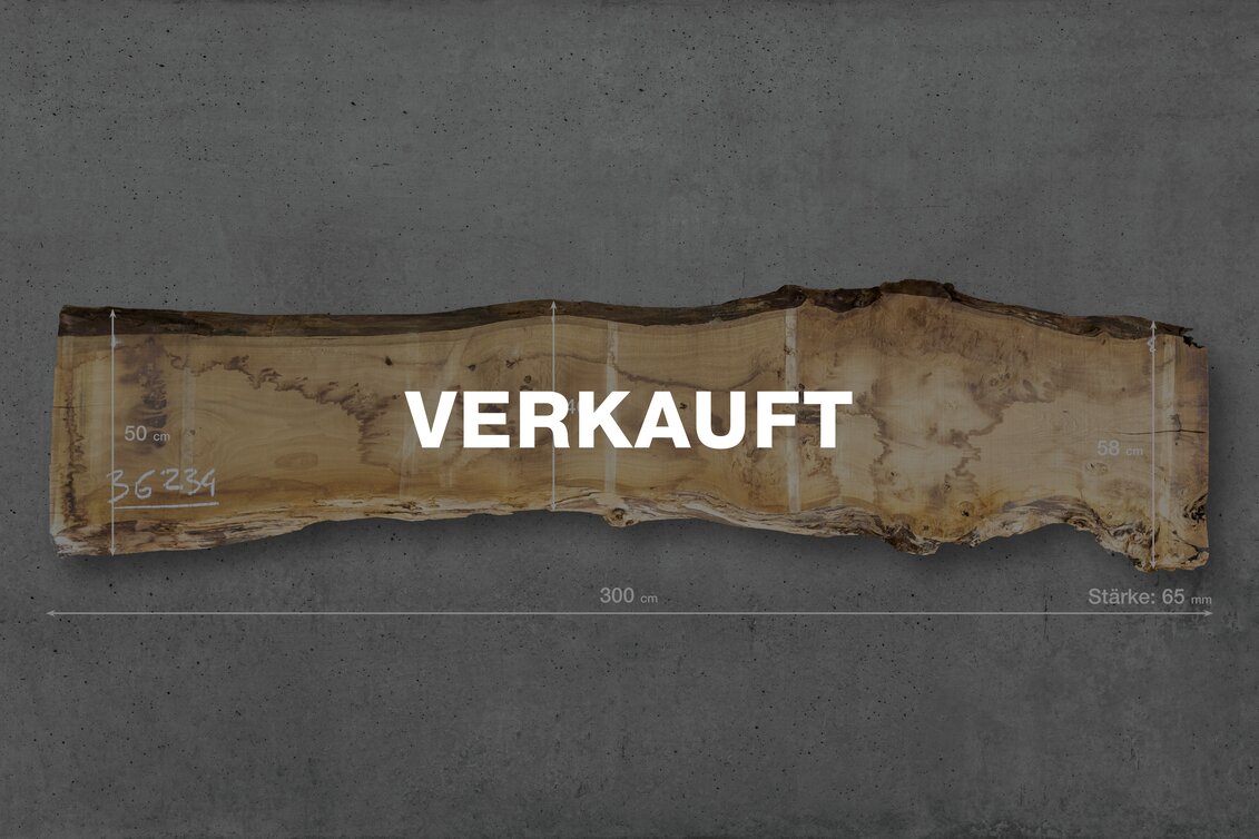 1423139 | 36234 // L: 300 cm; B1: 50 cm; B2: 46 cm; B3: 58 cm; Stärke: 65 mm